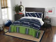 🏈 seattle seahawks nfl queen bed in a bag set, officially licensed, 86" x 86 logo