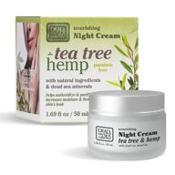 dead sea collection nourishing night cream with tea tree & hemp for anti-oxidizing and purifying skin - 1.69 fl.oz logo