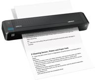 🖨️ wireless bluetooth printer for a4 paper, portable printer with copy support, auto paper feed, direct thermal transfer printer for android and ios phones, 8.5×11 inches paper- polono logo