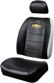 img 3 attached to 🚘 Plasticolor 008599R01 Premium Sideless Seat Covers: Featuring Chevy Logo, Cargo Pocket - Perfect Fit for Car, Truck, SUV