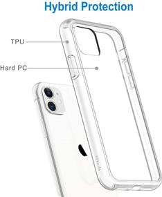 img 2 attached to 📱 JETech iPhone 11 Case (2019) - Shockproof Bumper Cover with Clear Back - Anti-Scratch - 6.1-Inch HD Clear: A Complete Review and Buying Guide