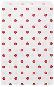 img 3 attached to 🎁 RJ Displays Red Dot Paper Gift Bags - 100 Pack: Perfect for Shopping, Parties & Merchandise