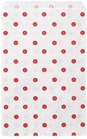 img 1 attached to 🎁 RJ Displays Red Dot Paper Gift Bags - 100 Pack: Perfect for Shopping, Parties & Merchandise