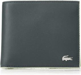 img 4 attached to 👔 Lacoste Men's Large Billfold Wallet in Black - Men's Accessories and Wallets with Card Cases & Money Organizers