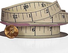 img 3 attached to 📏 Premium Tape Measure Printed Ribbon: 5/8 Inch x 10 Yards - Durable and Accurate Craft Ribbon