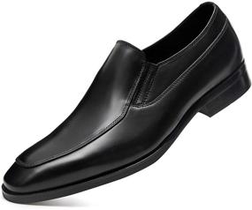 img 4 attached to GIFENNSE Loafers Leather Formal 12 Men's Shoes