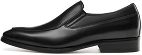 img 1 attached to GIFENNSE Loafers Leather Formal 12 Men's Shoes