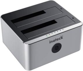 img 4 attached to 💾 Inateck Aluminum SATA Hard Drive Docking Station, USB 3.0 SSD Dock, Dual Bay, FD2102