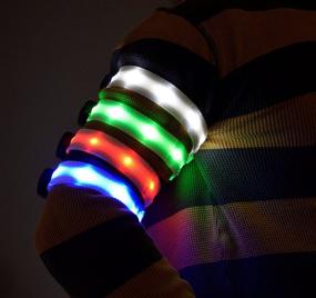 img 2 attached to LED Light Multicolor Safety Armband