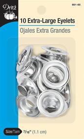 img 4 attached to 🔘 Dritz 661-65 Extra-Large Eyelets, Zinc, 7/16-Inch, Pack of 10