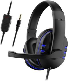 img 3 attached to 🎧 SOONHUA Xbox One, PS4 Gaming Headset with Mic for PC/Computers/Laptops/Phones - Surround Sound, Noise Isolation Bass Headphones with Microphone