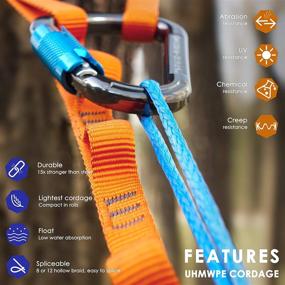 img 2 attached to emmakites UHMWPE Braided Cord: High Strength, Low Stretch for Camping, Hiking, Backpacking, and More