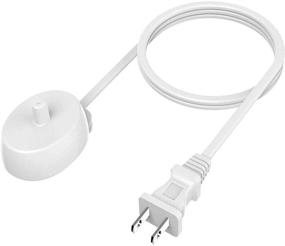 img 4 attached to Inductive Charging Base Model 3757 - Replacement Charger Power Cord Supply for Oral B Electric Toothbrush, Travel-friendly, Portable Environmentally-friendly ABS Material