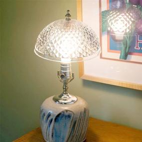 img 3 attached to Evelots Antique Diamond Cut Acrylic Clip-on Ceiling Light Bulb Shade-Lamp-Dome