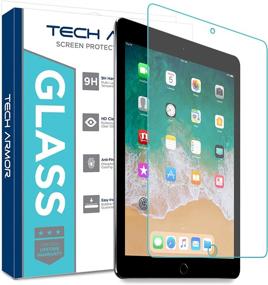 img 4 attached to Tech Armor iPad Air 3 (2019) and iPad Pro 10.5 inch Screen Protector - Ballistic Glass, Case-Friendly, Ultra-Thin, Scratch & Impact Protection [1-Pack]