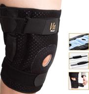 🦵 xl hinged knee brace – enhanced flexibility, superior support, non-slip & sleek design - vie vibrante логотип