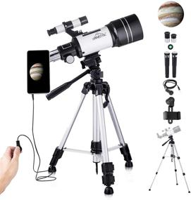 img 4 attached to Telescope Astronomy Beginners Refractor Starter Camera & Photo