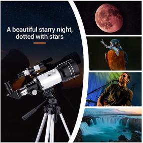 img 3 attached to Telescope Astronomy Beginners Refractor Starter Camera & Photo
