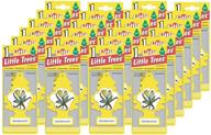 🌲 little trees car air freshener - vanillaroma scent | hanging paper tree for home or car | single tree per package logo