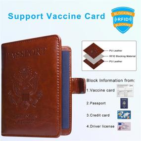 img 2 attached to ACdream Vaccination Documents Organizer Protector Travel Accessories for Passport Covers