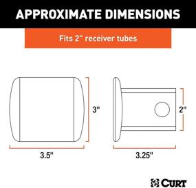 img 3 attached to Товарное название на русском языке: "CURT 22750: Премиумная черная защита из стали для прицепного устройства на 2 дюйма - полная защита и улучшенная эстетика".