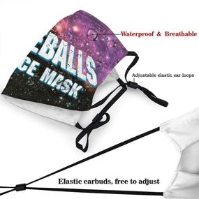 img 1 attached to Spaceballs Face_Mask Reusable Activated Replaceable Outdoor Recreation