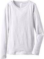 👚 clementine everyday white sleeve girls' clothing: tops, tees & blouses logo