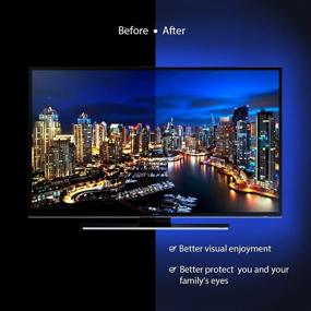 img 1 attached to 🌈 USB LED Strip Lights TV LED Backlight - 3M, 9.84ft RGB Strip Powered by USB for 30 Inch-42 Inch TV, Mirror, PC - Sync with APP Control, Bias Lighting - 5050 RGB for Android iOS