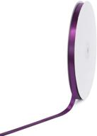 🎀 plum satin ribbon - 3/8" by 100 yd | creative ideas psf0308-285 | high-quality solid ribbon logo