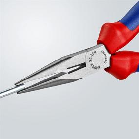 img 1 attached to Клинчатый плоскогубцы Knipex 25 02 160 с резкой - улучшенная рукоятка из многослойного материала для лучшей эргономики