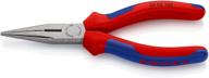 клинчатый плоскогубцы knipex 25 02 160 с резкой - улучшенная рукоятка из многослойного материала для лучшей эргономики логотип