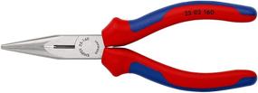 img 2 attached to Клинчатый плоскогубцы Knipex 25 02 160 с резкой - улучшенная рукоятка из многослойного материала для лучшей эргономики