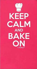 img 1 attached to Kitchen Baker's Funny Apron: Stay Calm and Bake On with Two Pocket Apron for Women and Men