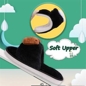 img 2 attached to 🌟 Yinbwol Fluffy Bedroom Outdoor Boys' Slippers - Enhancing Comfort and Style in Footwear