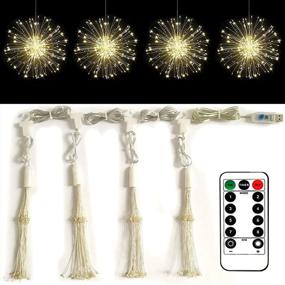 img 4 attached to Starburst Firework Twinkle Dimmable Christmas