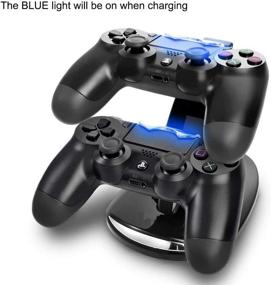 img 3 attached to 🎮 PS4 Controller Charger, Megadream 4 Controller USB Charging Station Dock for Sony Playstation4 / PS4 / PS4 Slim / PS4 Pro Controller