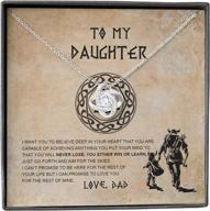 father to daughter gifts: sterling silver necklace from dad for graduation, birthday, valentines, mother's day, christmas & beyond - celebrating badass beautiful girls! logo