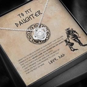 img 3 attached to Father to Daughter Gifts: Sterling Silver Necklace from Dad for Graduation, Birthday, Valentines, Mother's Day, Christmas & Beyond - Celebrating Badass Beautiful Girls!