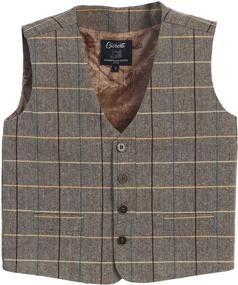 img 3 attached to 👦 Classic and Refined: Gioberti Tweed Matching Donegal Royal Boys' Clothing