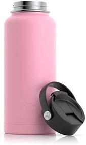 img 1 attached to 🌸 RTIC 32 oz Flamingo Water Bottle: Double Vacuum Insulated Stainless Steel, Ideal for Hot & Cold Drinks, Sweat Proof Thermos - Perfect for Travel, Hiking & Camping