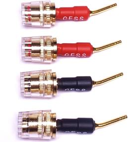 img 3 attached to 4-Pack of CESS-162 Pin Banana Plug to 4mm Female Banana Jack/Speaker Wire