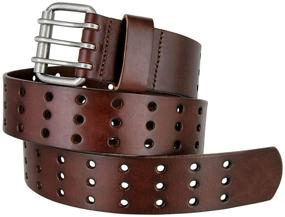 img 3 attached to 🤠 Authentic Leather Western X Laced Casual Men's Accessories and Belts: Superior Quality & Style