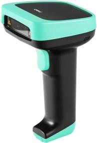 img 4 attached to 🔍 Deli 1D Wireless Barcode Scanner, Barcode Reader with 2.4Ghz Wireless/USB 2.0 Wired Connectivity, 328 ft Transmission Range, Long-lasting 2000mAh Battery