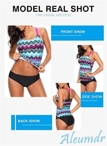 img 2 attached to Blouson Printed Slimming Swimsuit Swimwear Women's Clothing in Swimsuits & Cover Ups