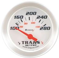 🌡️ equus 8241 2-inch transmission temperature gauge with multi-color backlighting logo