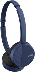 img 4 attached to 🎧 Беспроводные Bluetooth наушники JVC HA-S23W наушники накладного типа, складной плоский дизайн, время работы от батареи 17 часов (синий) - улучшенный SEO