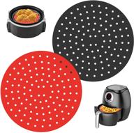 🍳 sonuimy air fryer silicone liners round, 9-inch non-stick: bpa free & reusable accessories for cosori, instant vortex, gowise, nuwave, ninja fryers logo