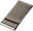 silver rectangle money silver mc1023 men's accessories and wallets, card cases & money organizers logo