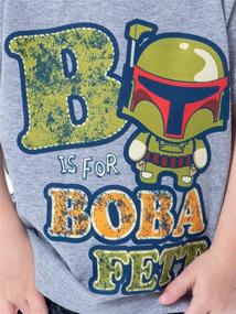 img 3 attached to 🌟 Star Wars Little Boys' Boba Fett Toddler T-Shirt - Striking Short Sleeve Design