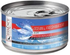 img 1 attached to 🐟 Essence Grain-Free Ocean & Freshwater Canned Cat Food 5.5 oz (Case of 24)